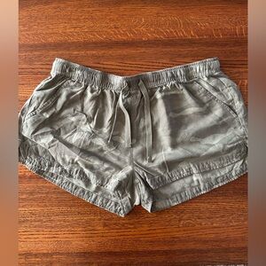 SO Women's Green Camouflage Cargo Shorts